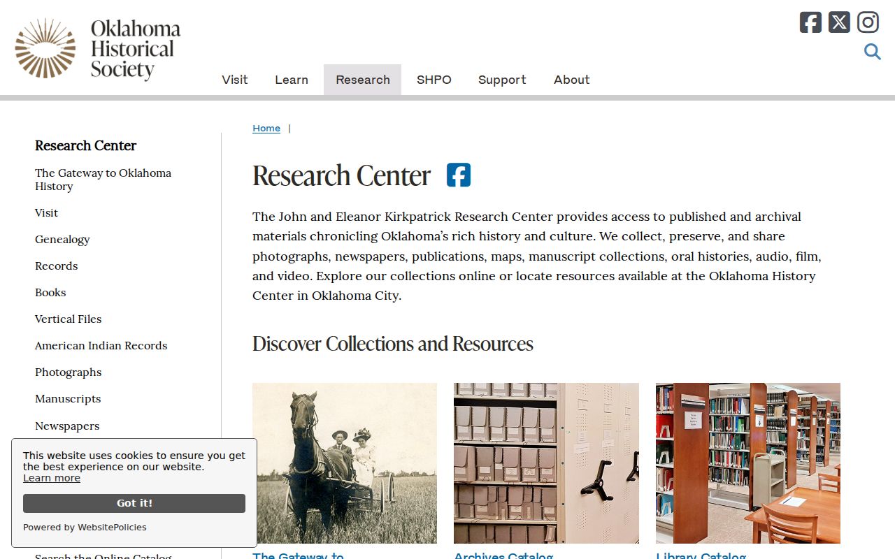 Ardmore city directory research at the Oklahoma Historical Society Research Center